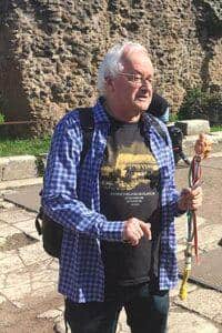 Jaap als gids in Rome