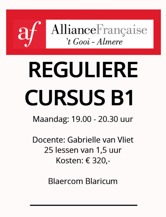 De Blaercom maandag B1 19:00-20:30 seizoen 25-26