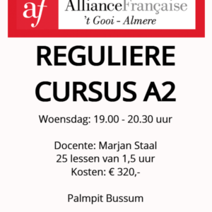A2 Palmpit Bussum woensdag 19:00-20:30 cursusseizoen 2024-25