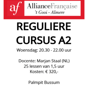 A2 Palmpit Bussum woensdag 20:30-22:00 cursusseizoen 26-27