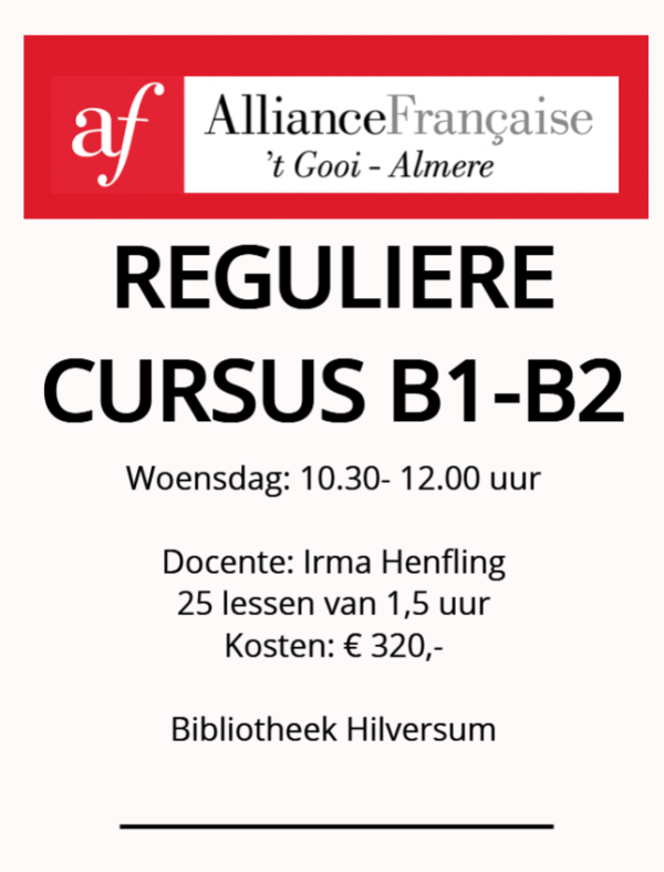 B1/B2 Bibliotheek Hilversum woensdag 10:30-12:00 seizoen 25-26