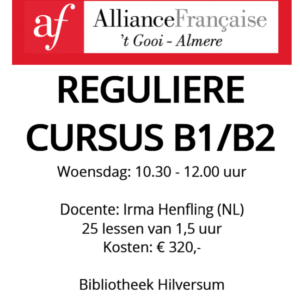 B1/B2 Bibliotheek Hilversum woensdag 10:30-12:00 seizoen 26-27