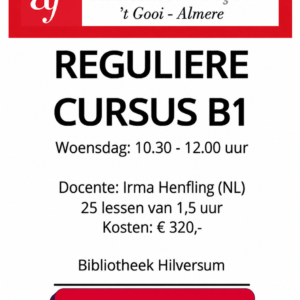 B1 Bibliotheek Hilversum woensdag 10:30-12:00 seizoen 26-27