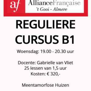 B1 Meentamorfose woensdag 19:00-20:30 seizoen 25-26