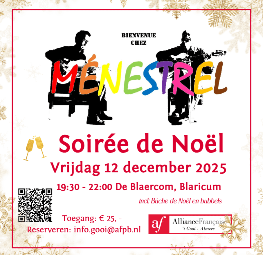 Soirée de Noël, vrijdag 12 december 2025 in de Blaercom