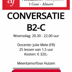 B2-C Meentamorfose Huizen woensdag 20:30-22:00 seizoen 26-27