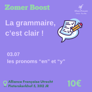 Grammaire : Pronoms "en" et "y"