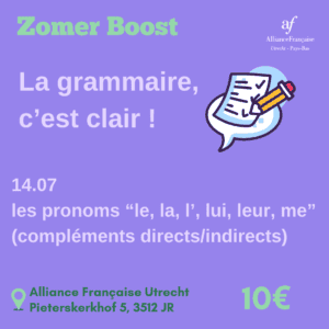 Grammaire : Pronoms personnels directs et indirects