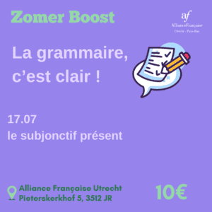 Grammaire : subjonctif présent