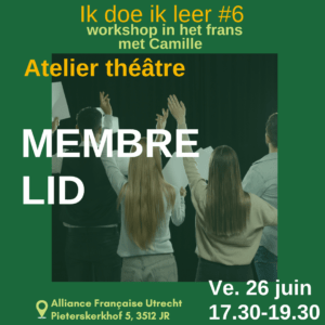 Ik doe ik leer Théâtre - Lid/Membre